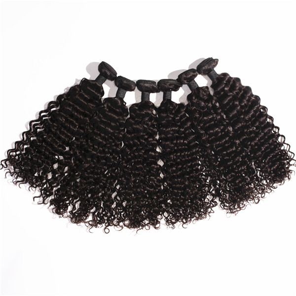 Brazilian human hair wet and wavy weave  LJ105